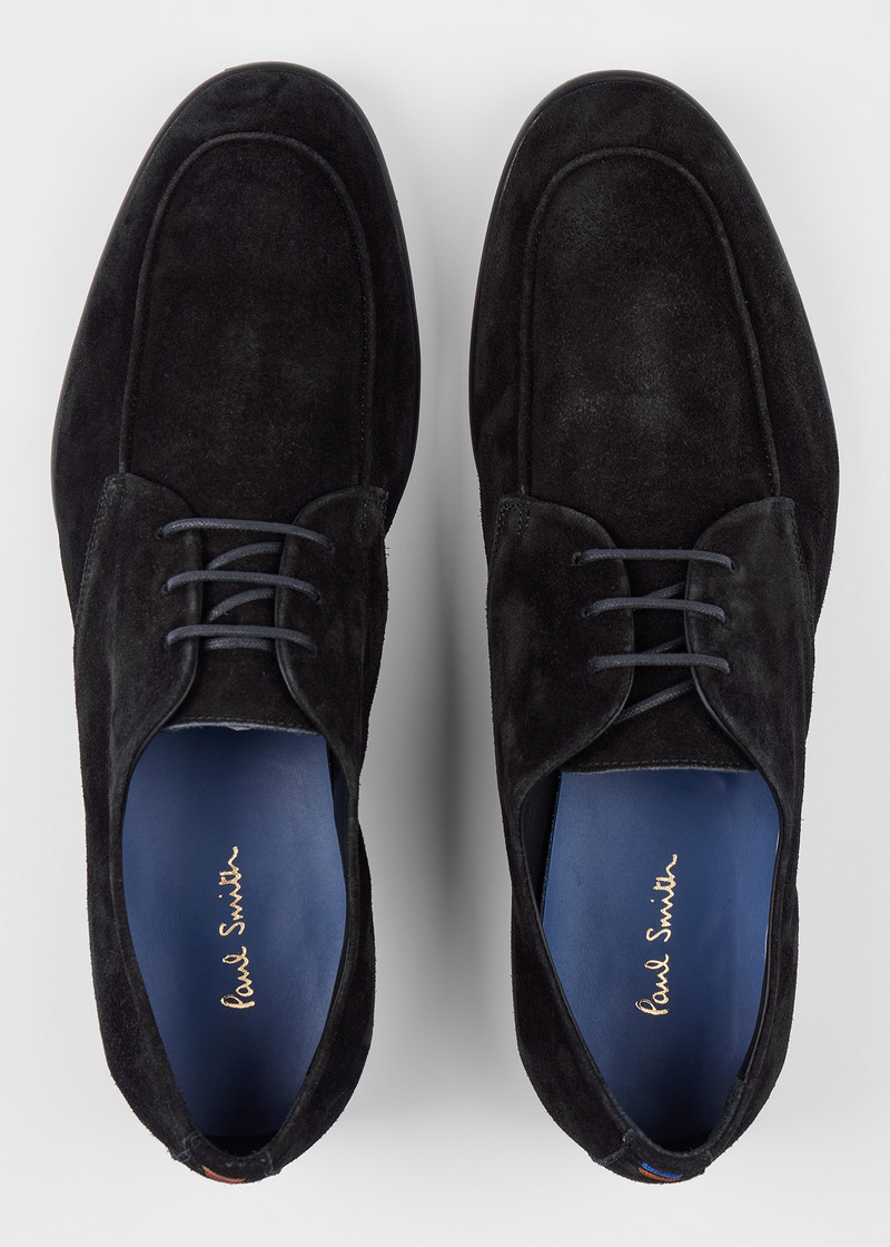 Black Suede 'Carlo' Shoes 5