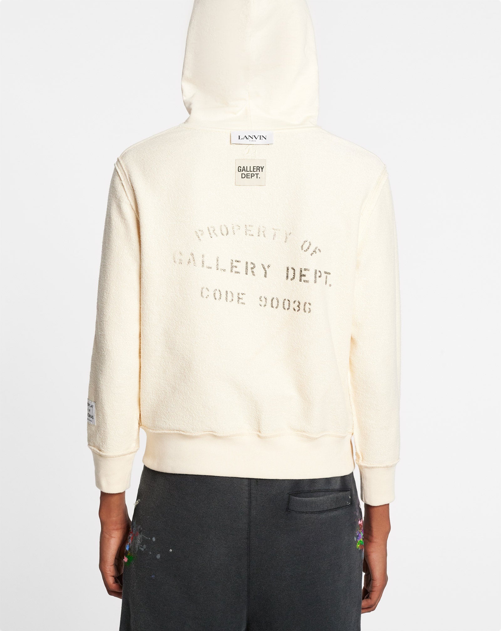 GALLERY DEPT. X LANVIN HOODIE - 4