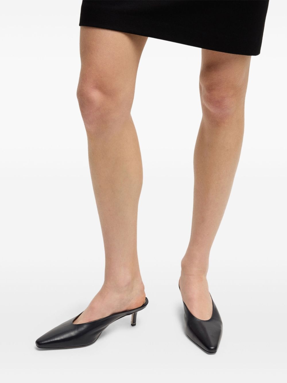 leather mules - 5