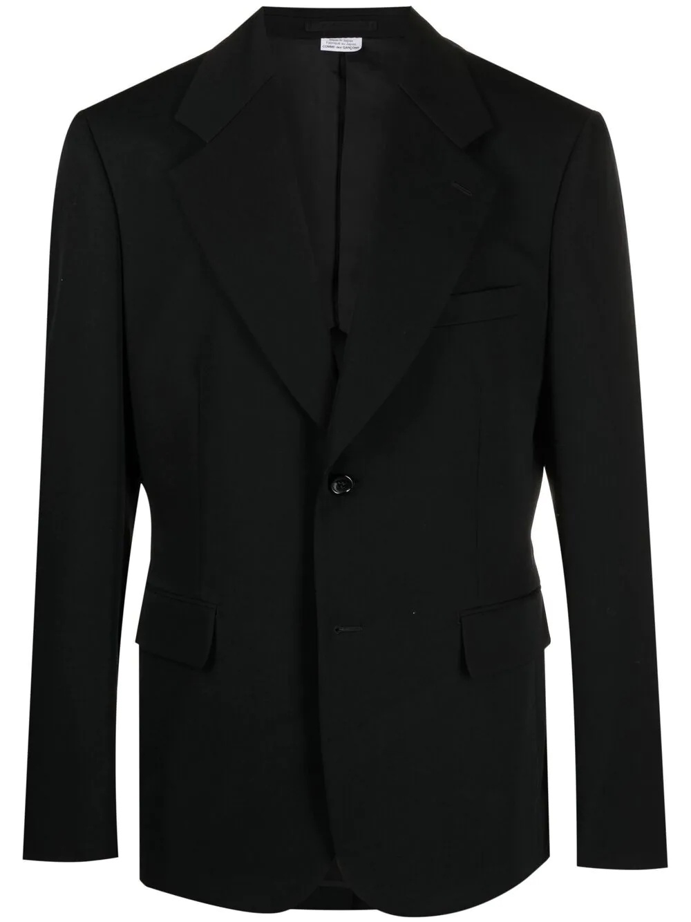 single-breasted wool jacket - 1