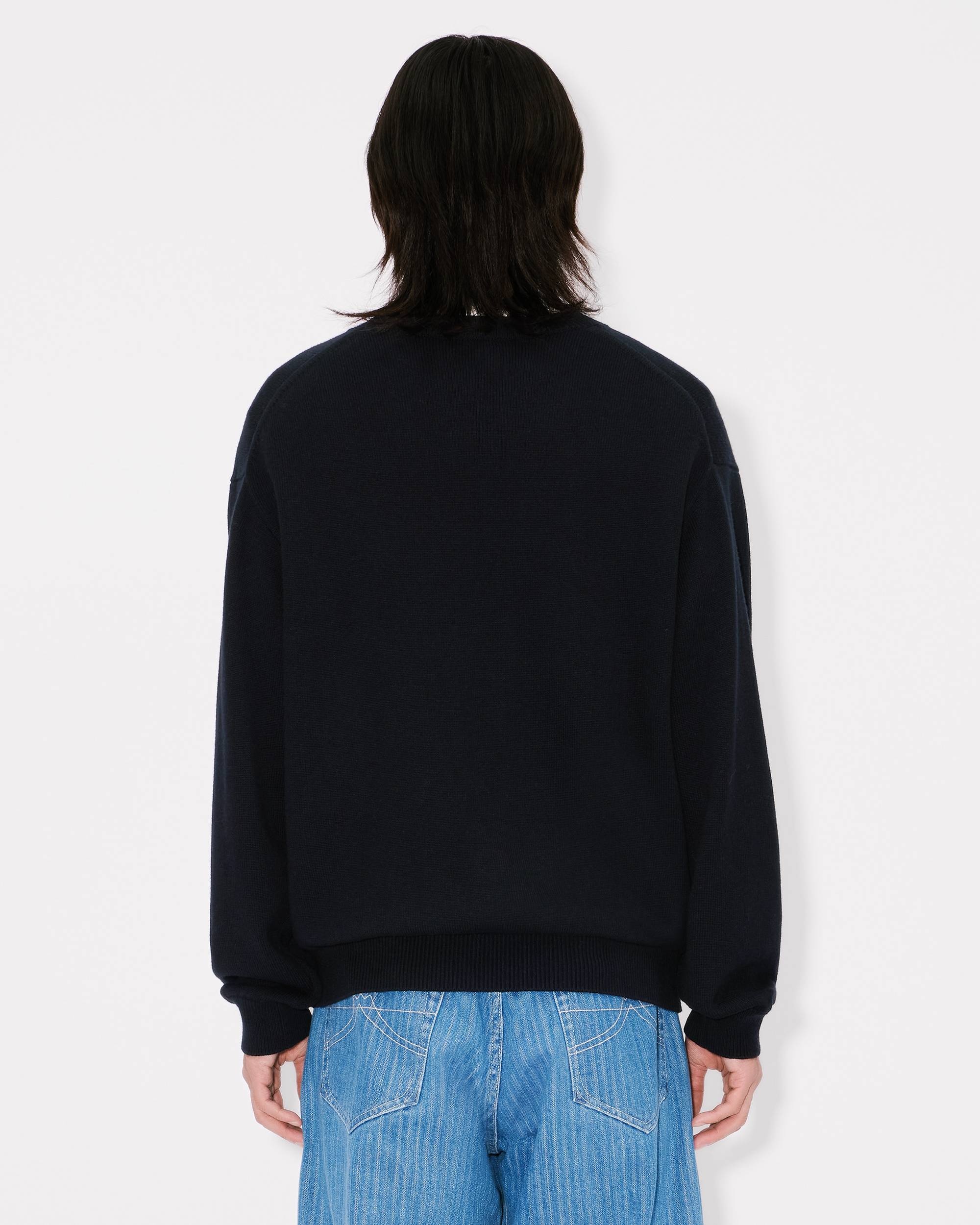 'Lunar New Year' genderless embroidered jumper in wool and cotton - 8