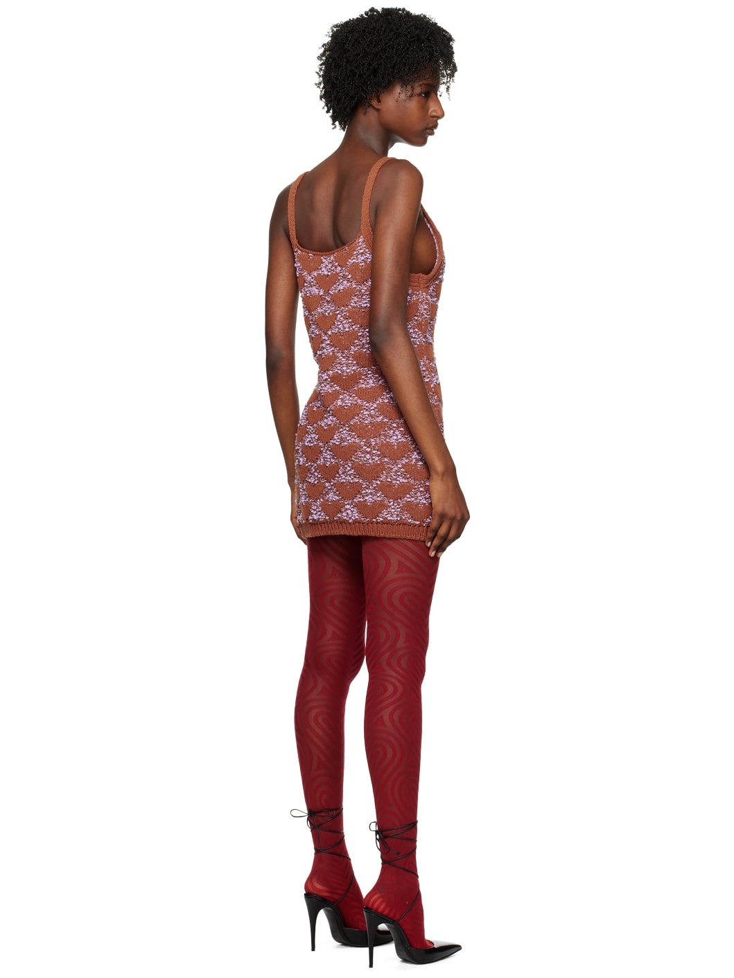 Brown Heart Minidress - 3
