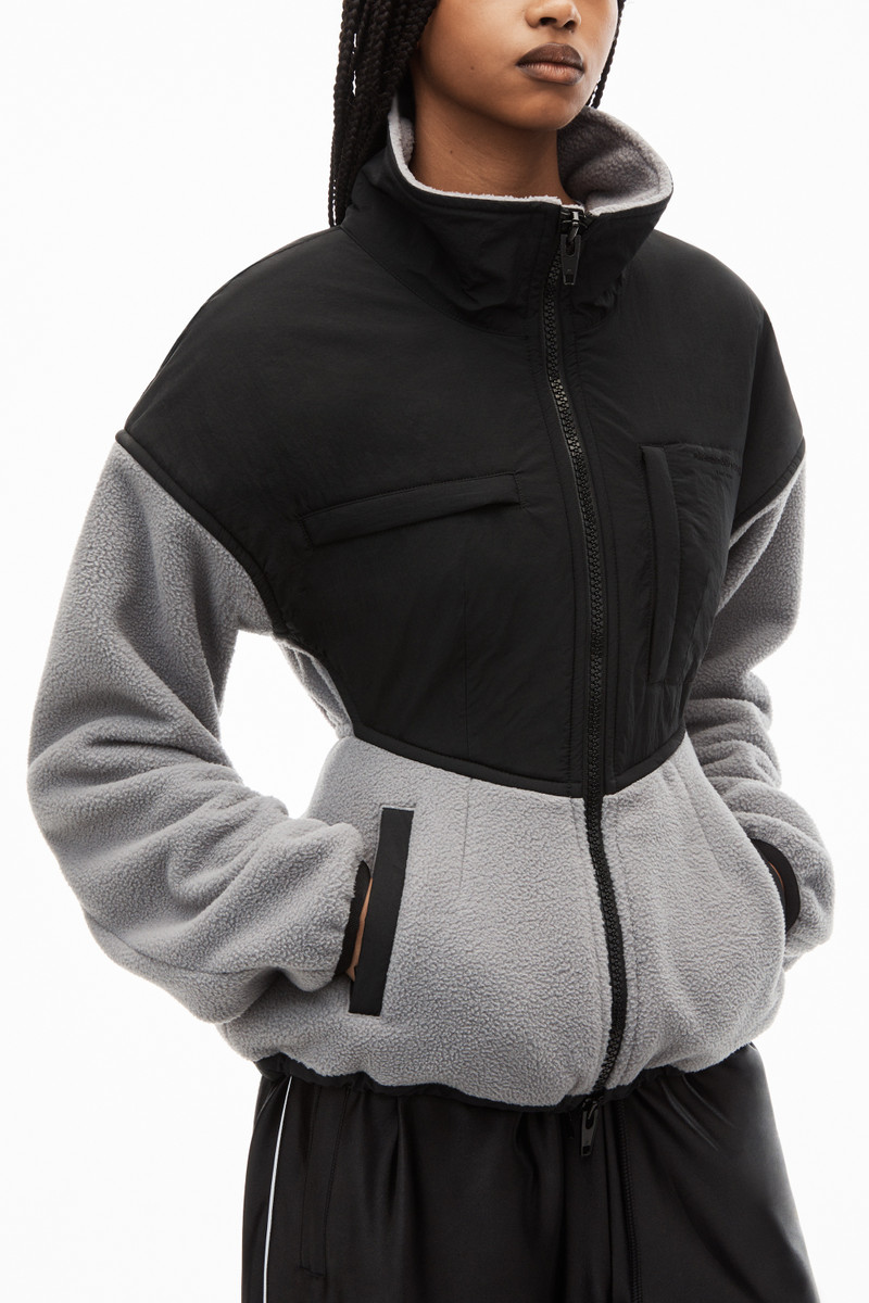SCULPTED JACKET IN TEDDY FLEECE 3