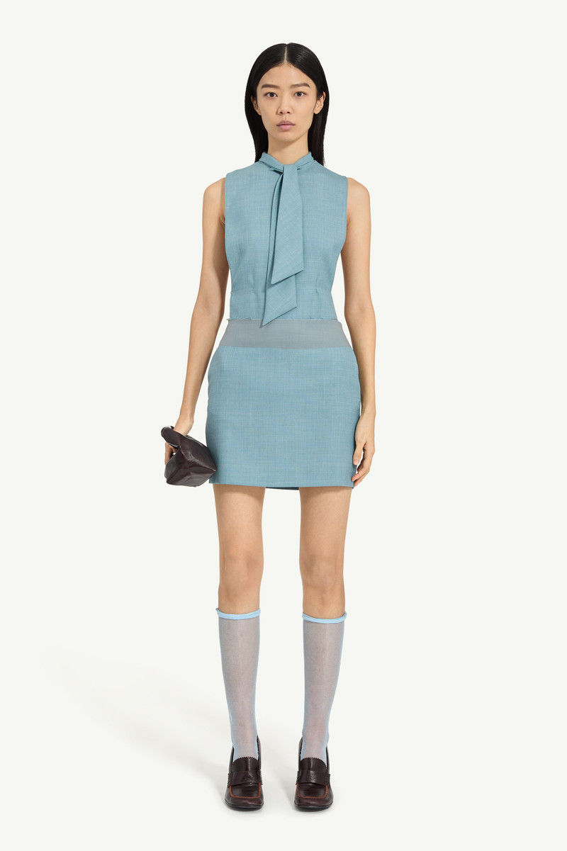 Wool Mini Skirt 1