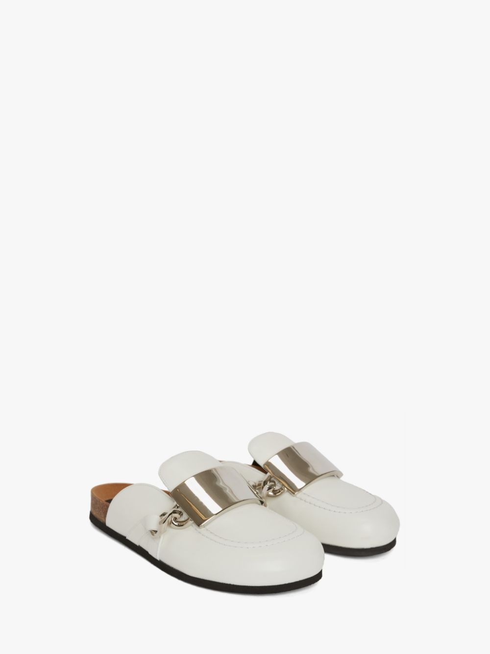 GOURMET CHAIN LOAFER MULES - 3