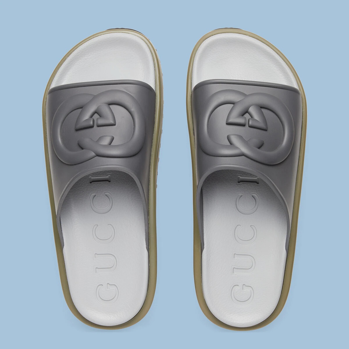 Men's Interlocking G slide sandal - 4