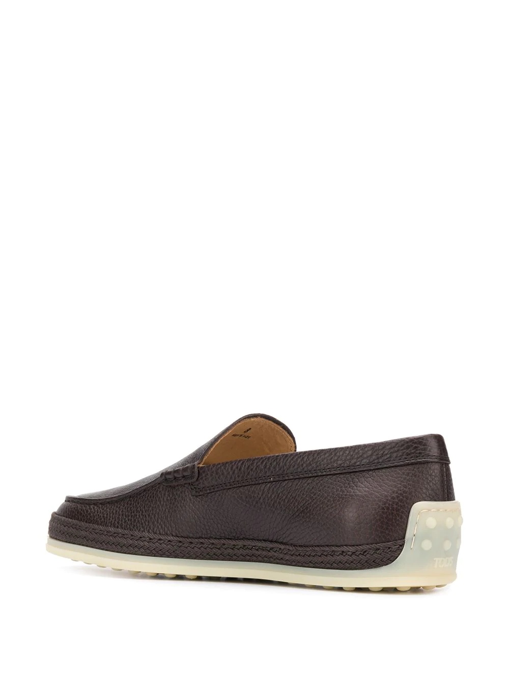 slip-on leather loafers  - 3