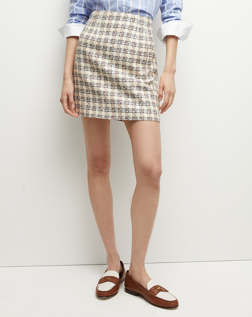 ROMAN TWEED SKIRT - 3