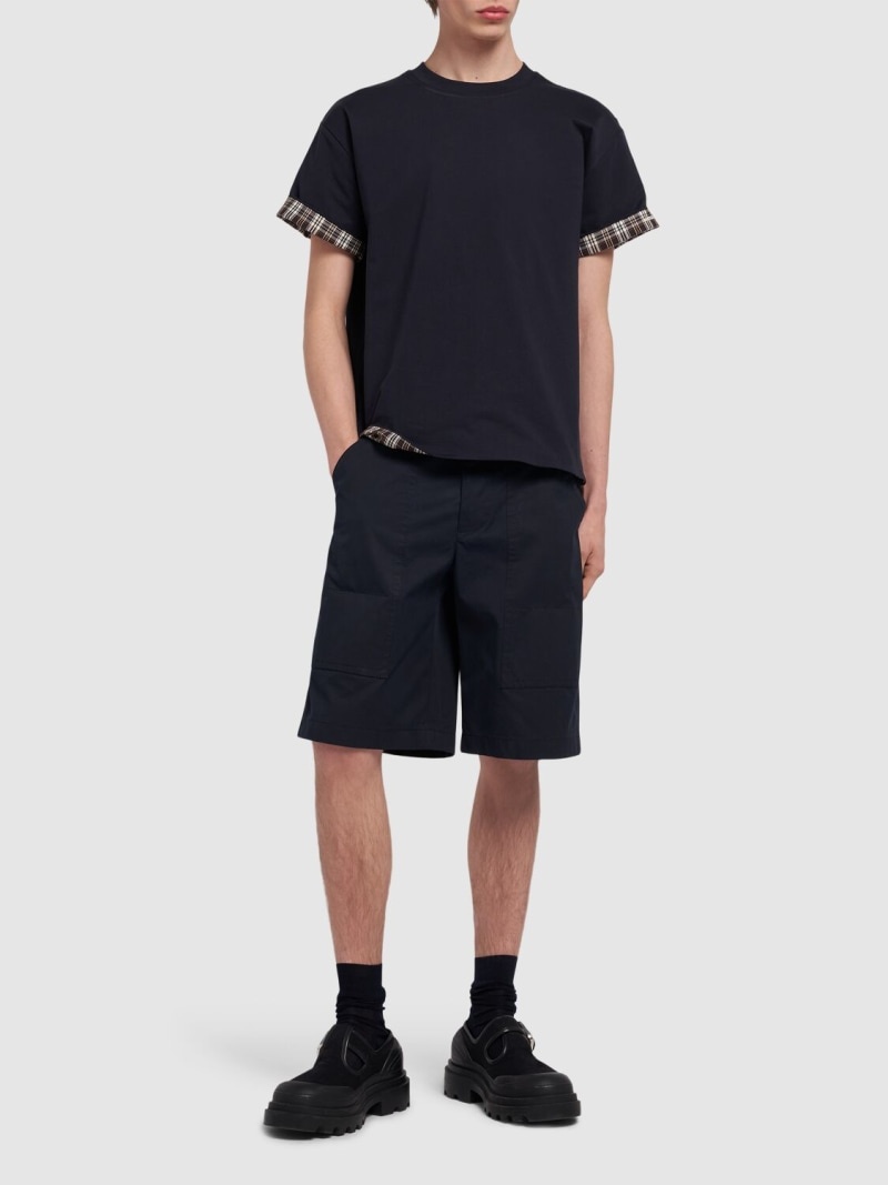 Light cotton twill cargo shorts - 2