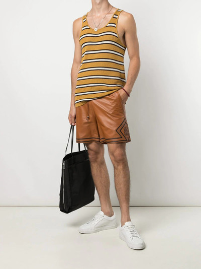 AMIRI striped cashmere tank top outlook