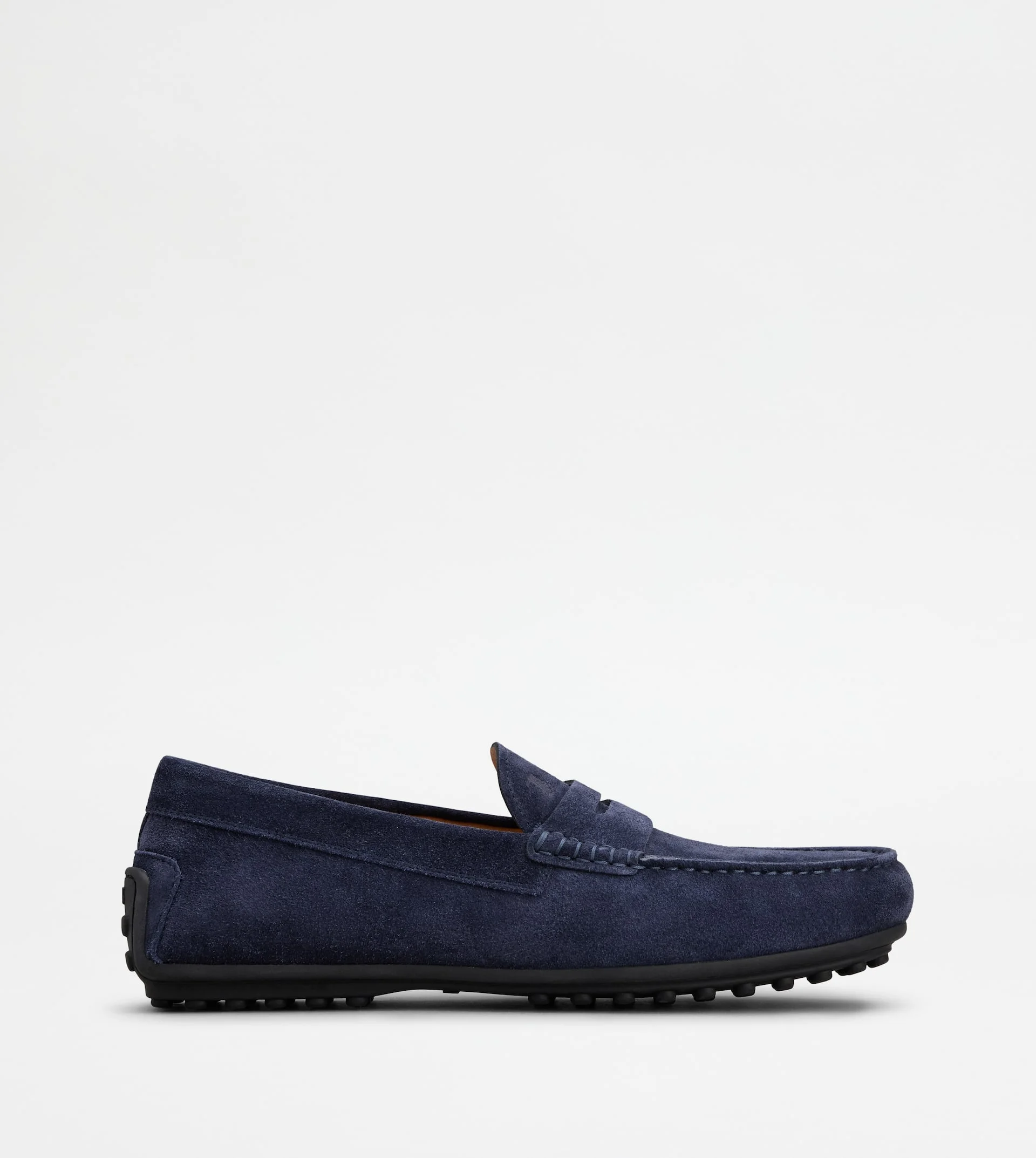 CITY GOMMINO DRIVING SHOES IN SUEDE - BLUE - 1