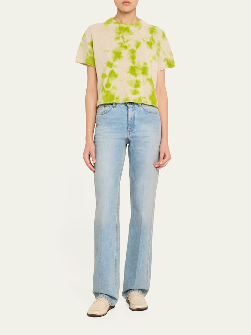 The Elder Statesman Hot Dye Cashmere Top outlook