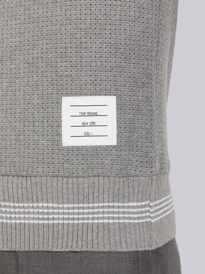 Open Stitch Waffle Tipping Polo 6