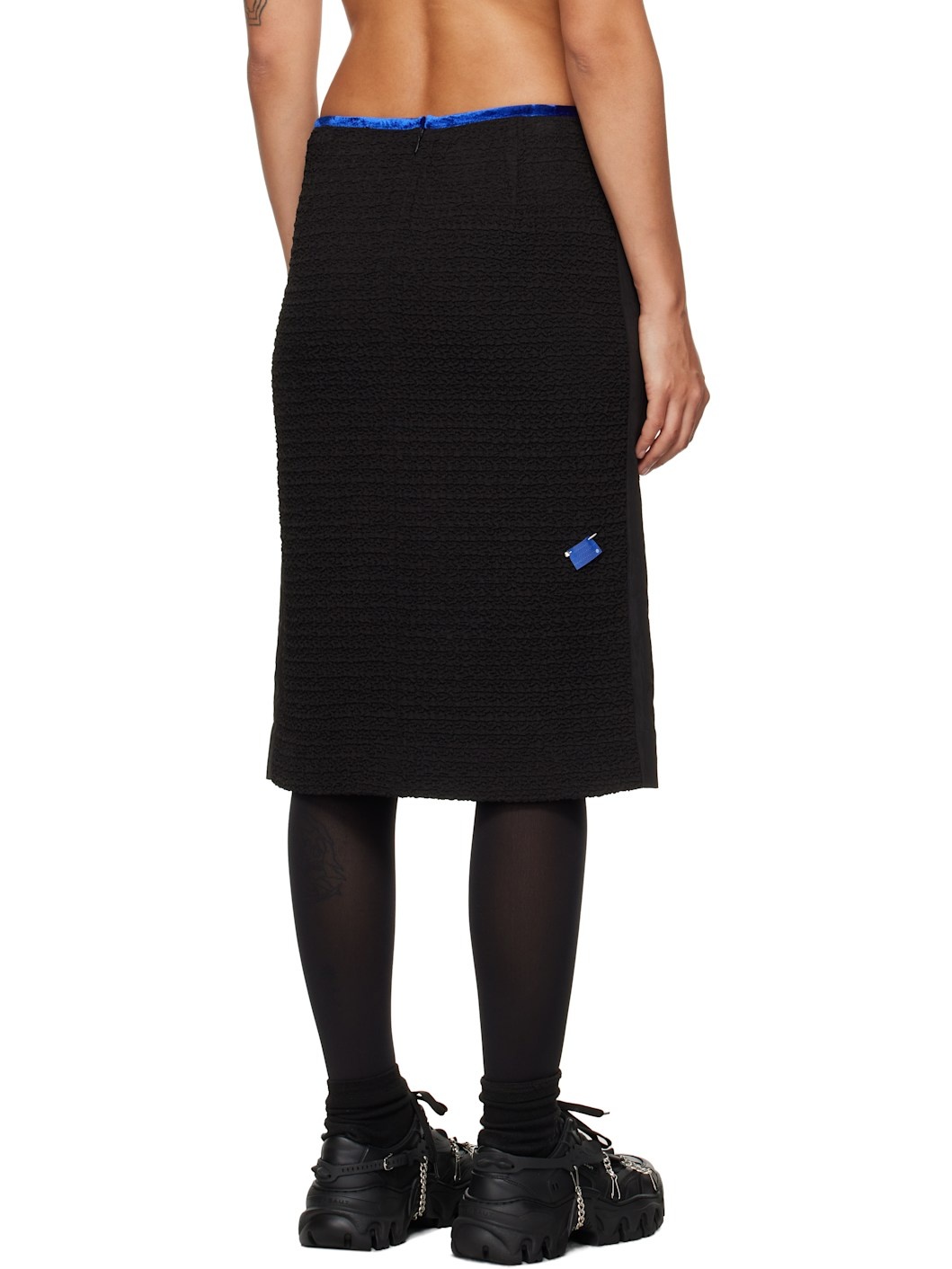 Black Ruga Product. 64 Midi Skirt - 3