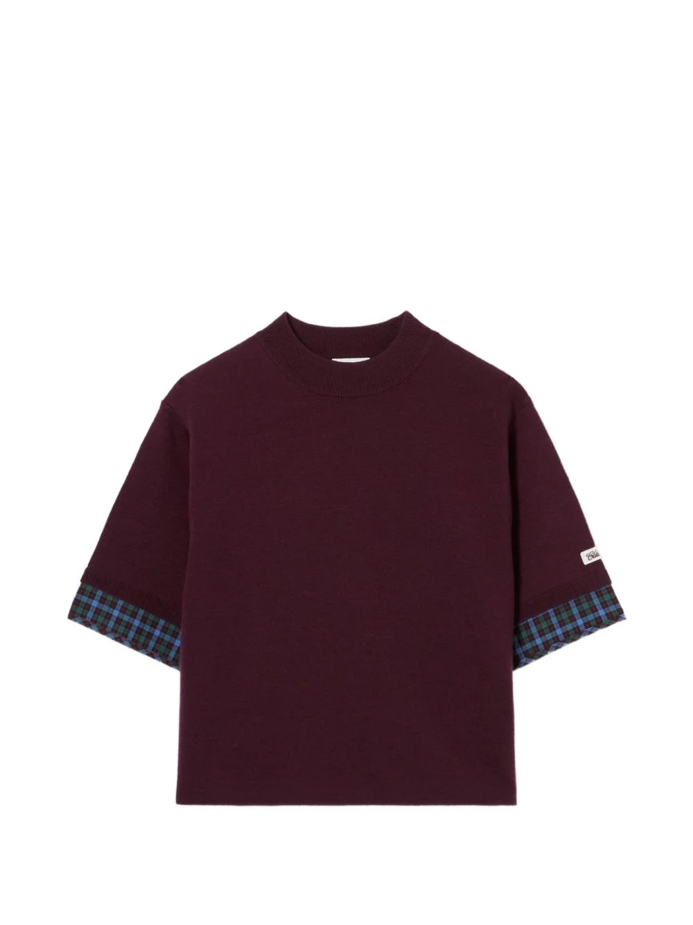 Knitted funnel neck jumper - 1