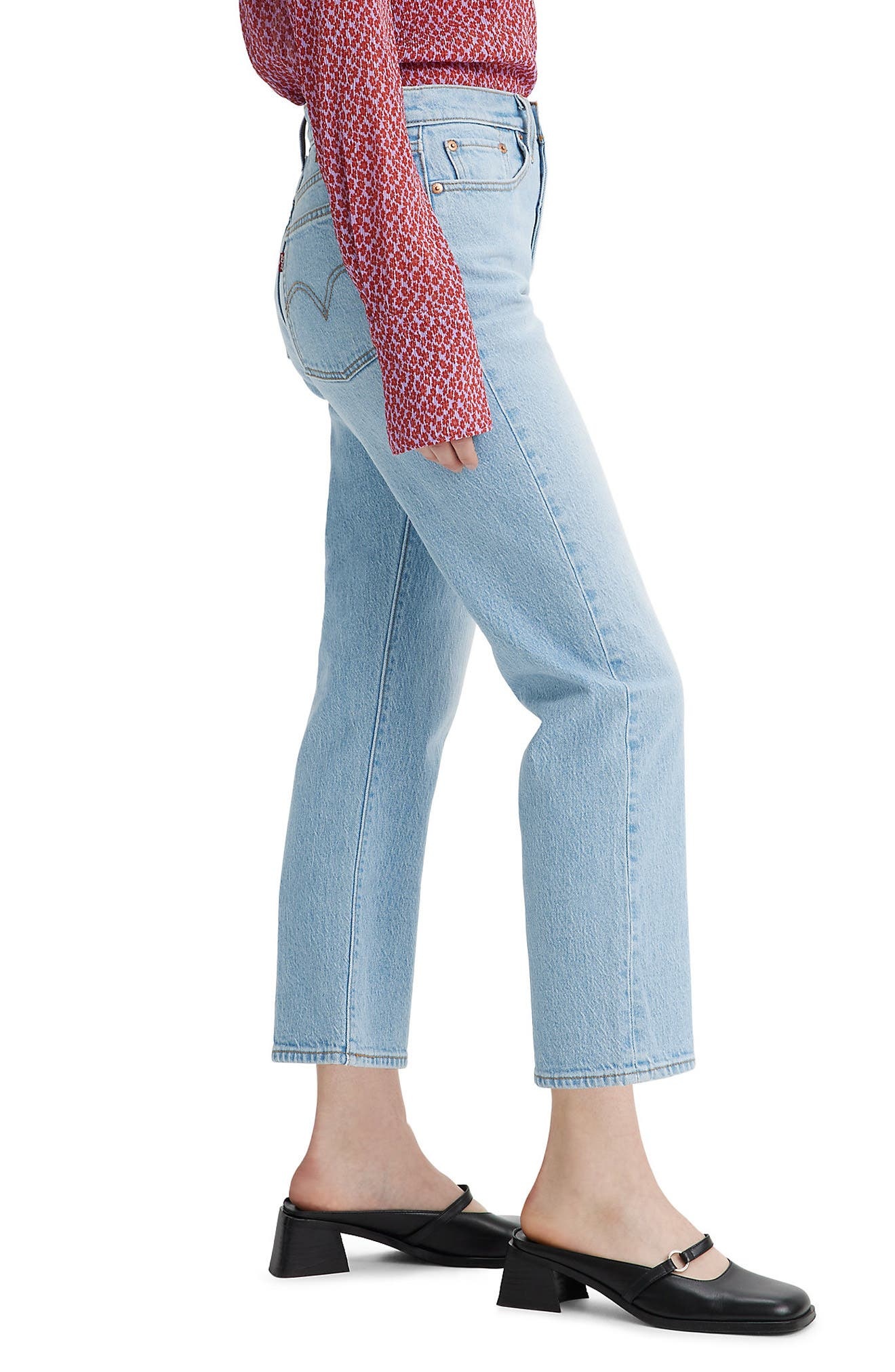 levi's Wedgie High Waist Straight Leg Jeans in Fully Baked at Nordstrom - 3