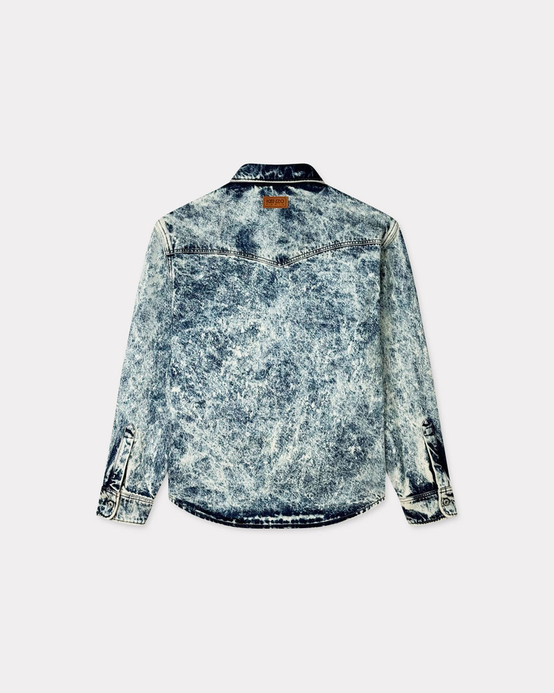 KENZO Western shirt in japanese denim outlook