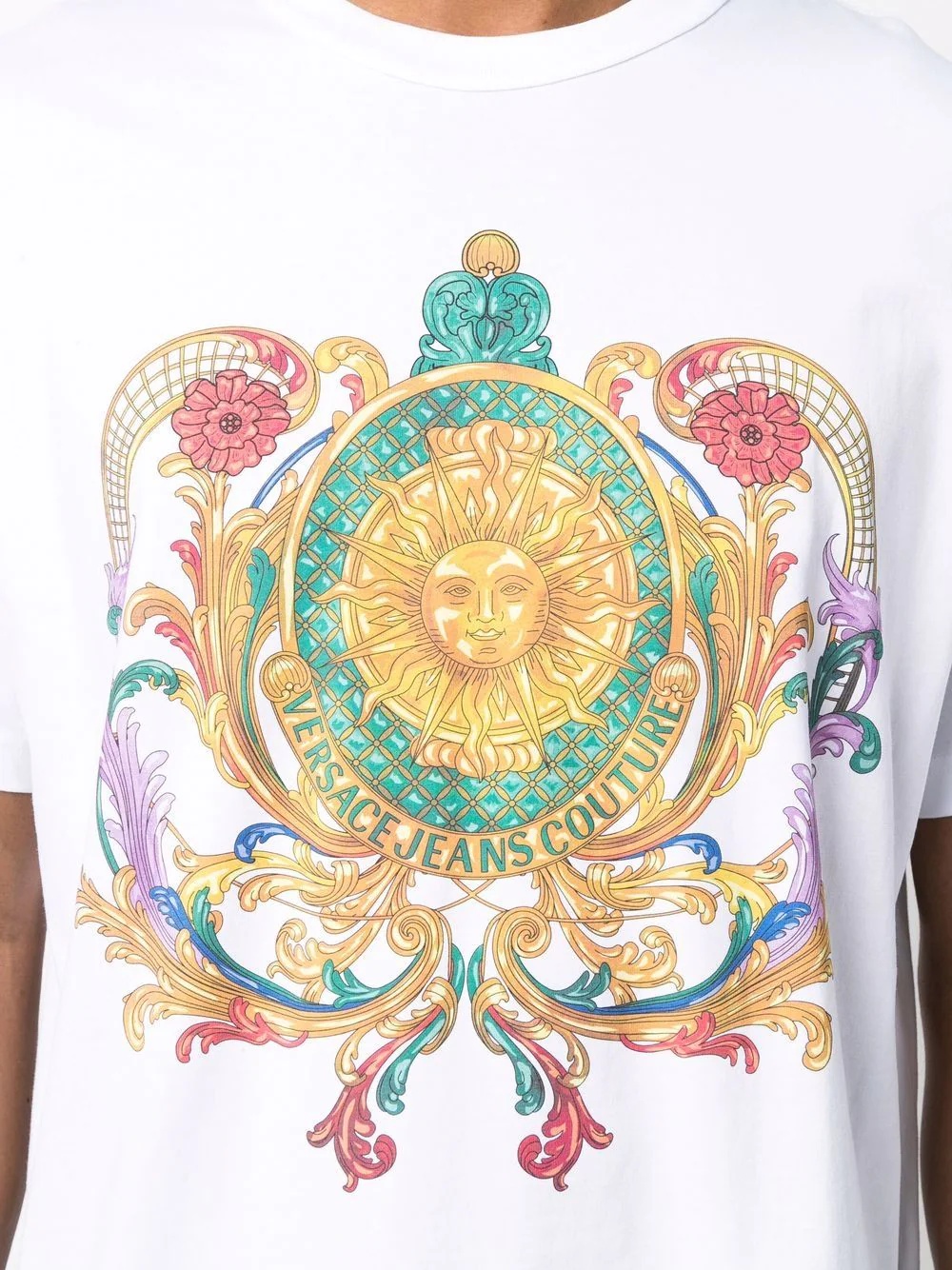 sun-print organic-cotton T-shirt - 5