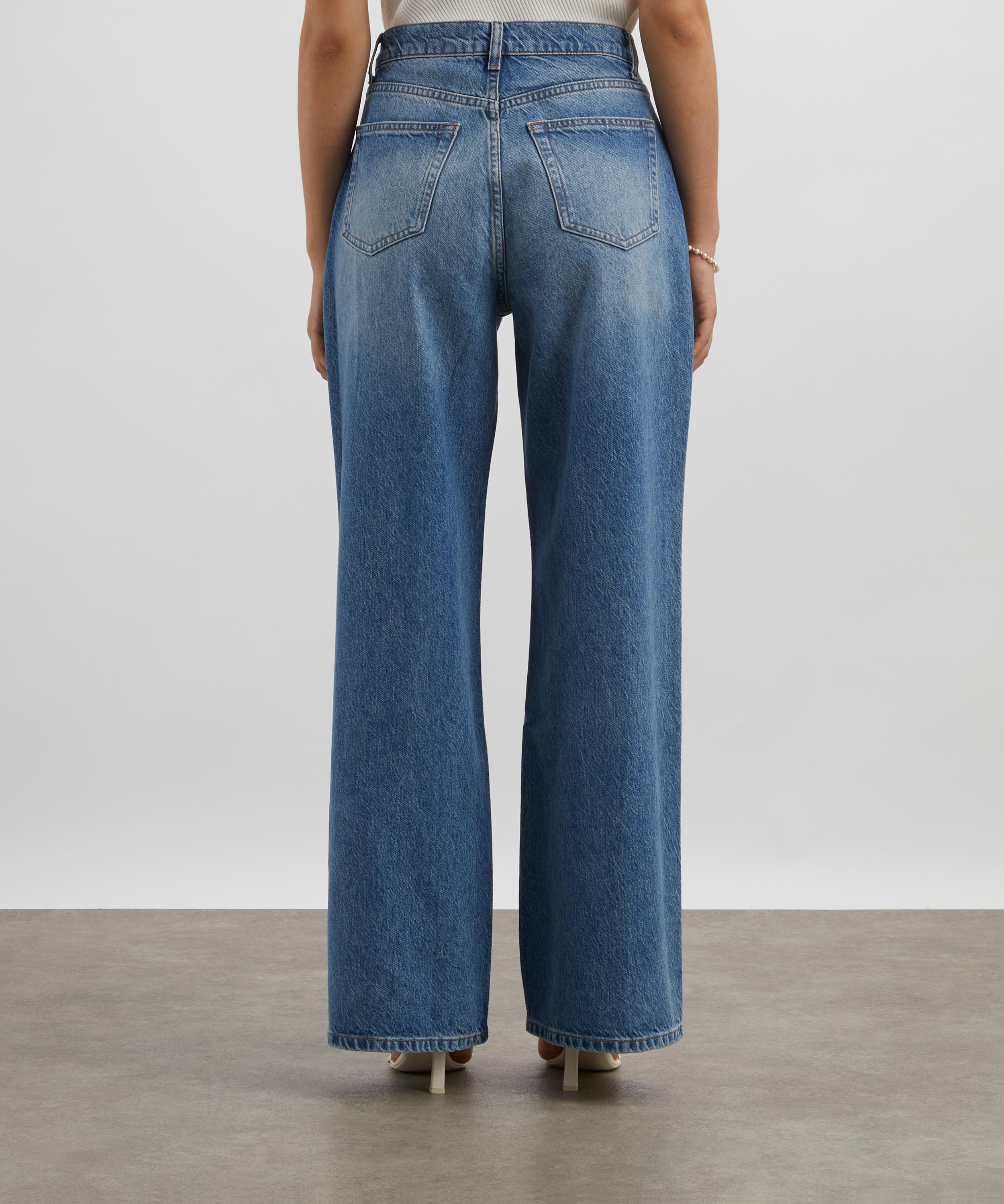 Cary High-Rise Slouchy Wide-Leg Jeans - 4