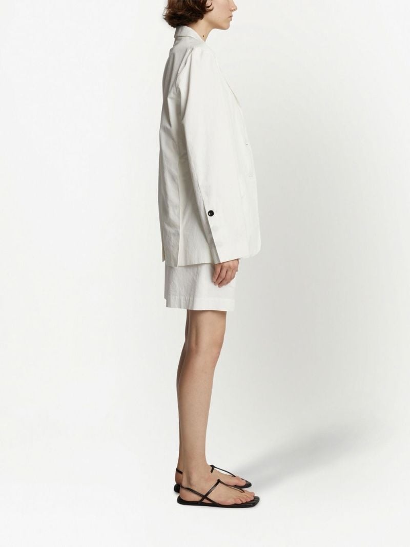 cotton linen blazer - 3