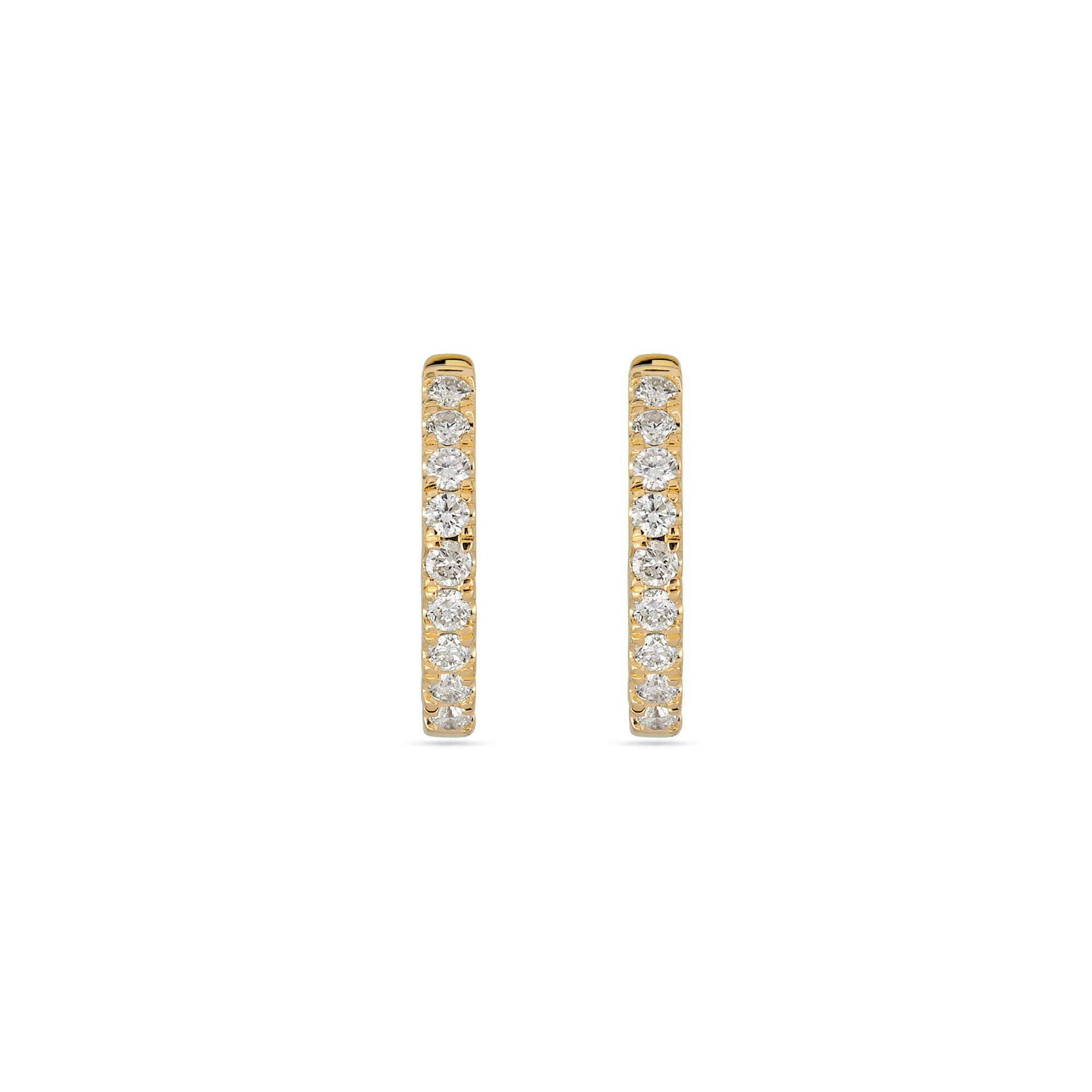 Classic Pave Huggies - 3