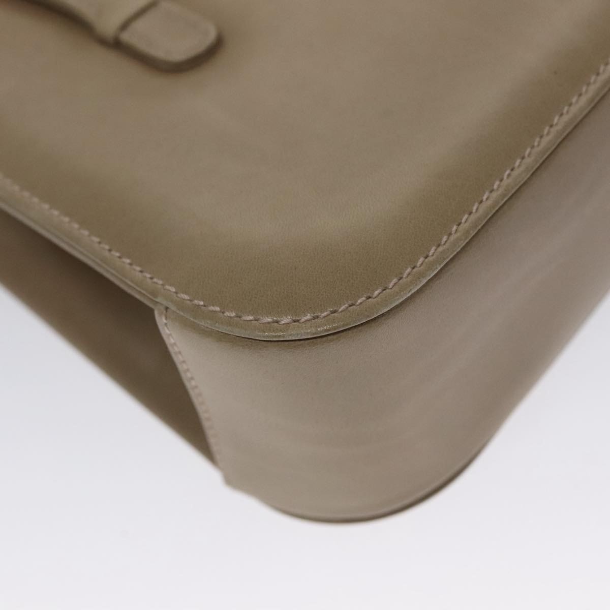 GUCCI Hand Bag Leather Beige - 13
