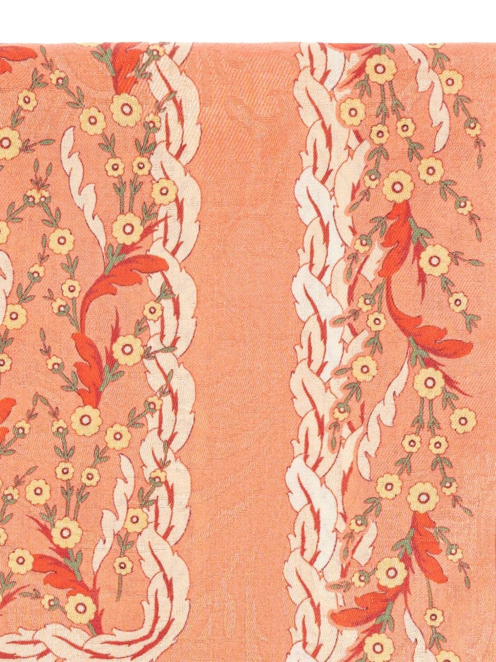 floral-print scarf - 2
