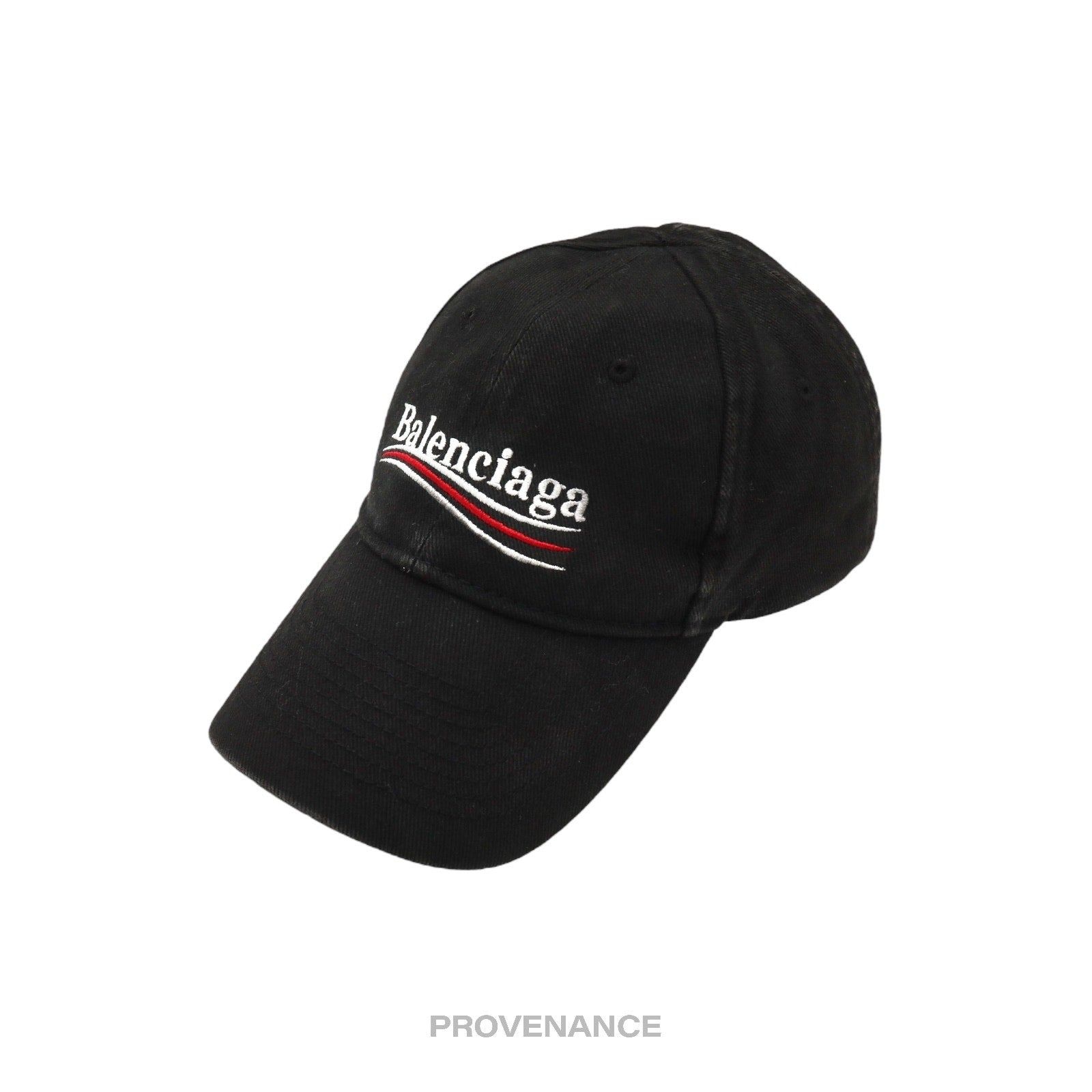 Balenciaga Political Campaign Cap Hat - Washed Black - 2