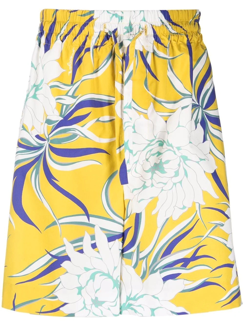 graphic-print knee-length shorts - 1