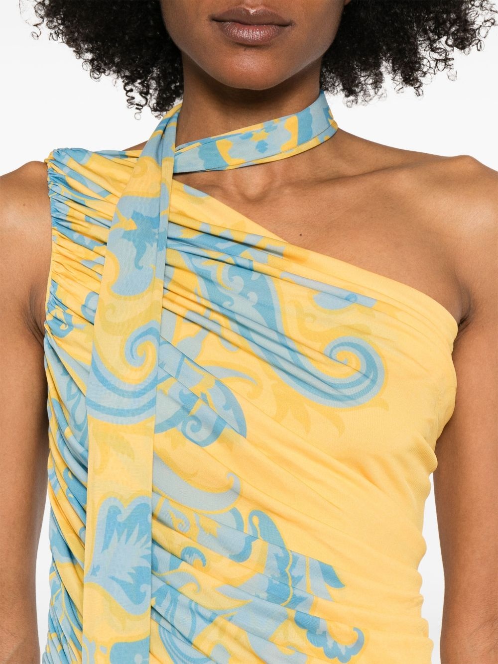 draped maxi dress - 5