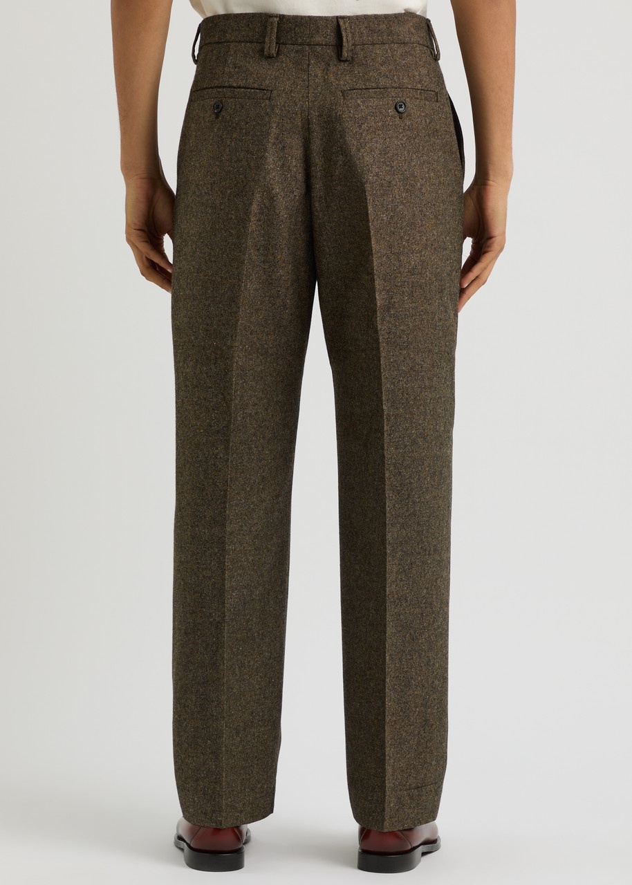 NN07 Paw Straight-leg Wool-blend Trousers - 3