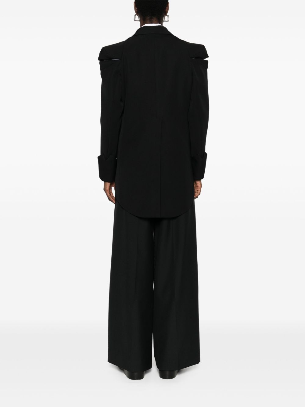 cut-out detailed jacket - 4