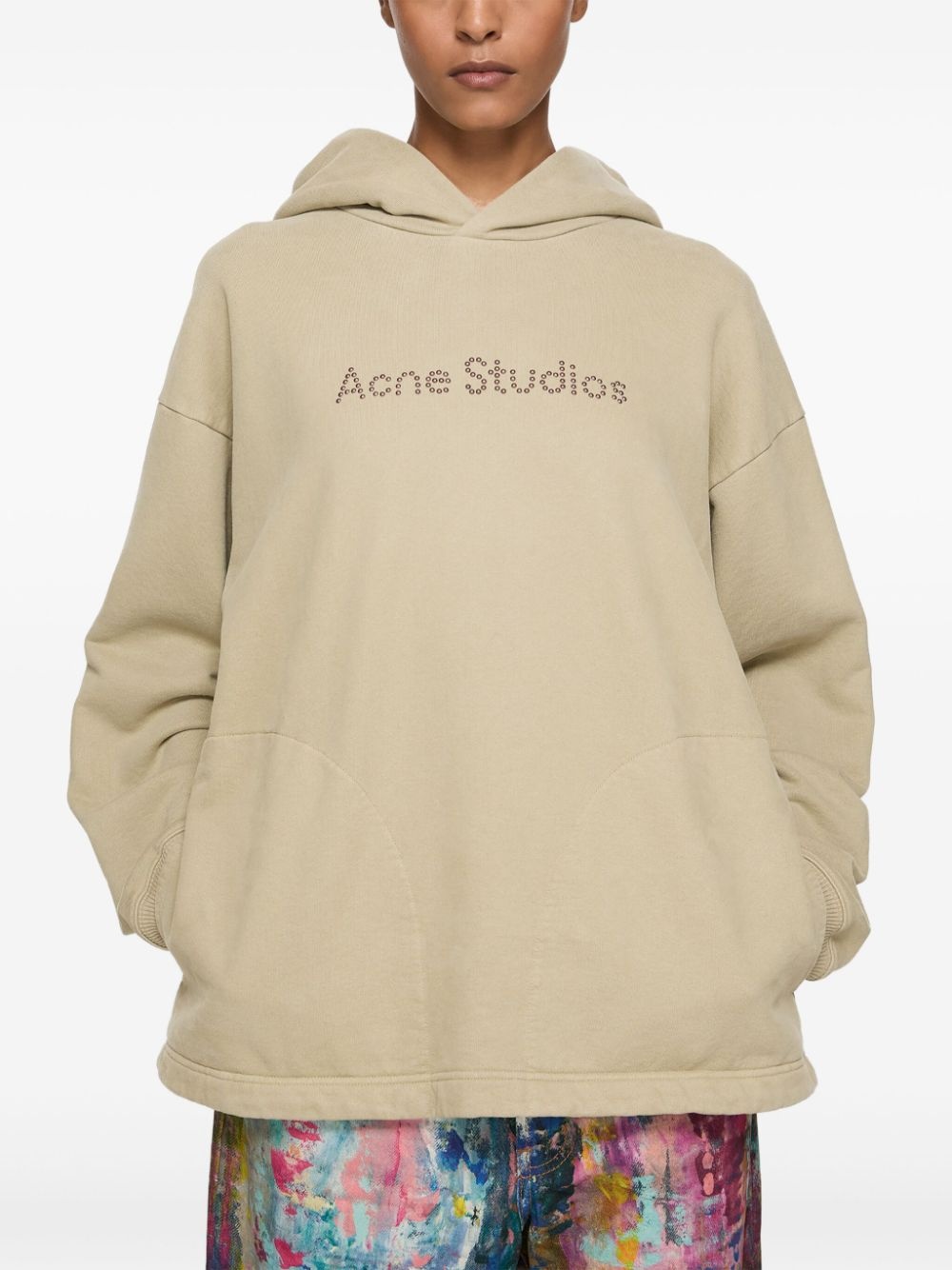 stud-logo hoodie - 5