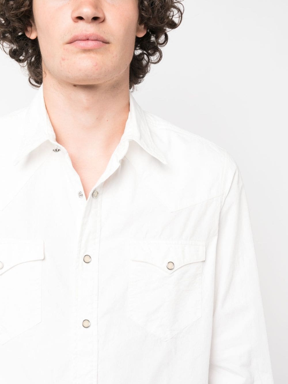 long-sleeve cotton shirt - 5