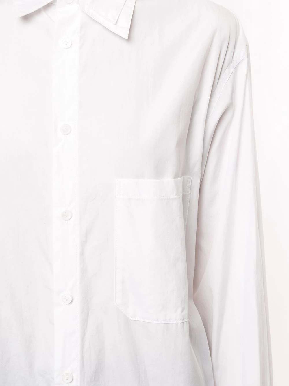 double-collar cotton shirt - 5