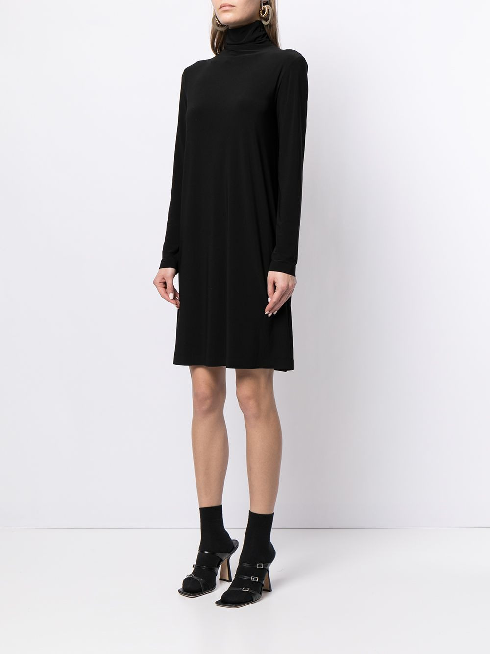 high neck jumper dress - 3