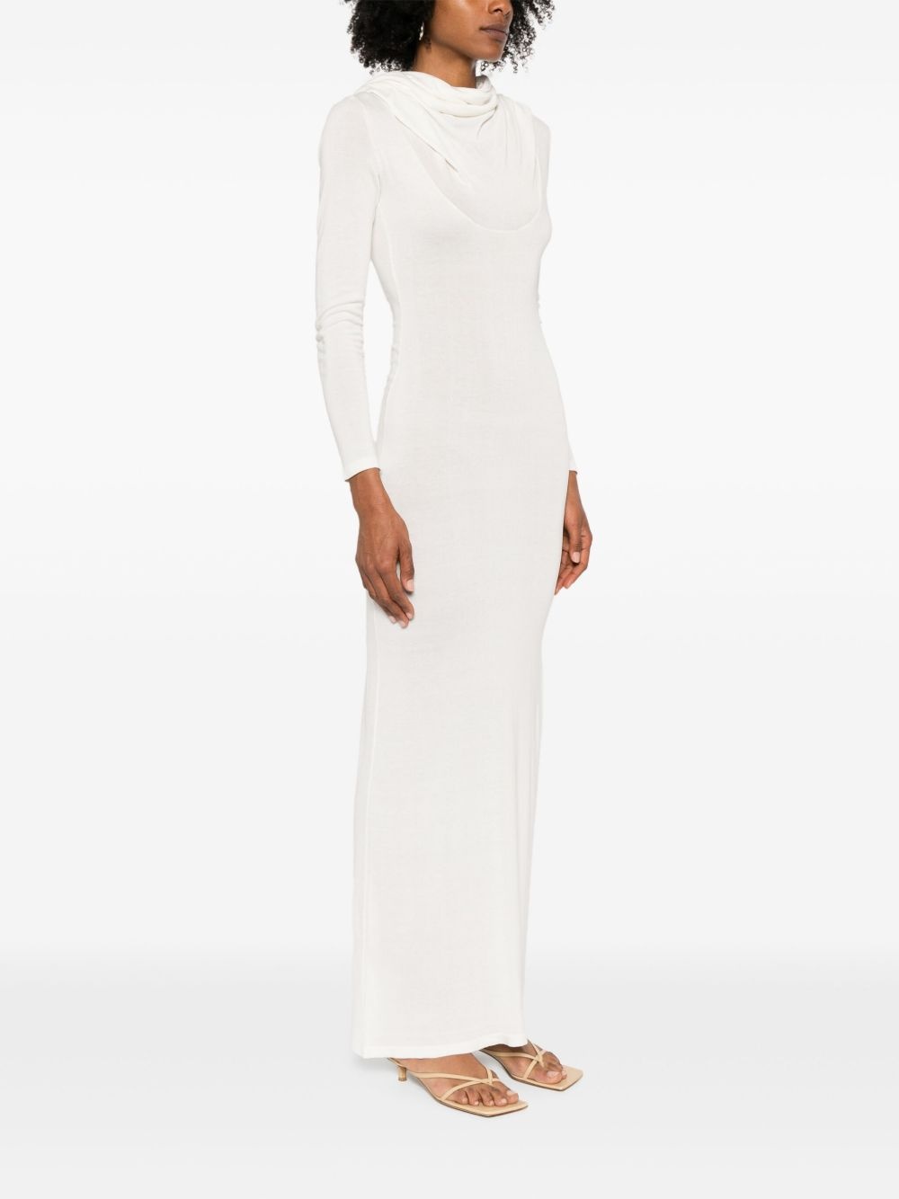 fine-knit maxi dress - 3