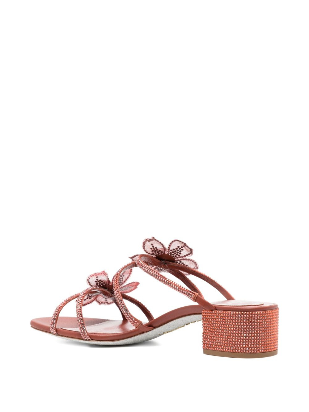 50mm Peach Flower sandals - 3