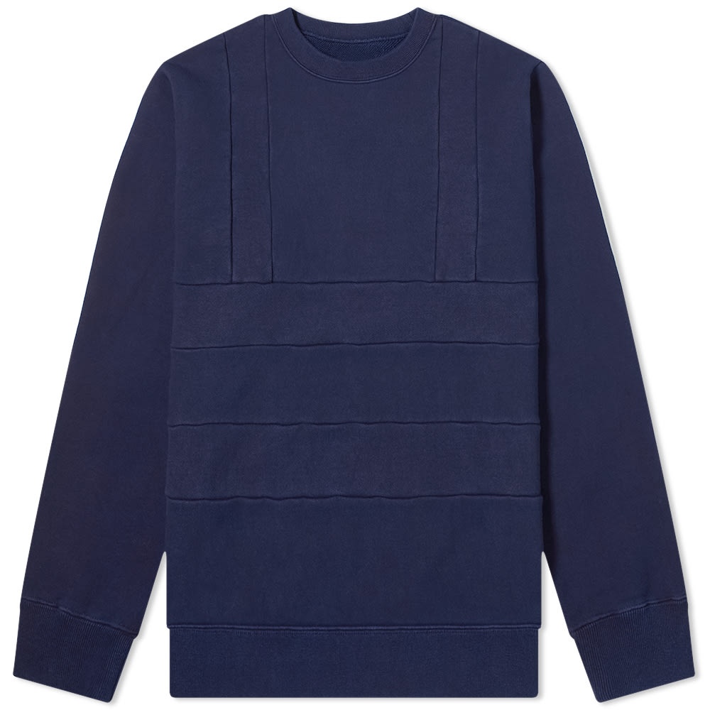 Blue Blue Japan Panel Crew Neck Sweat - 1