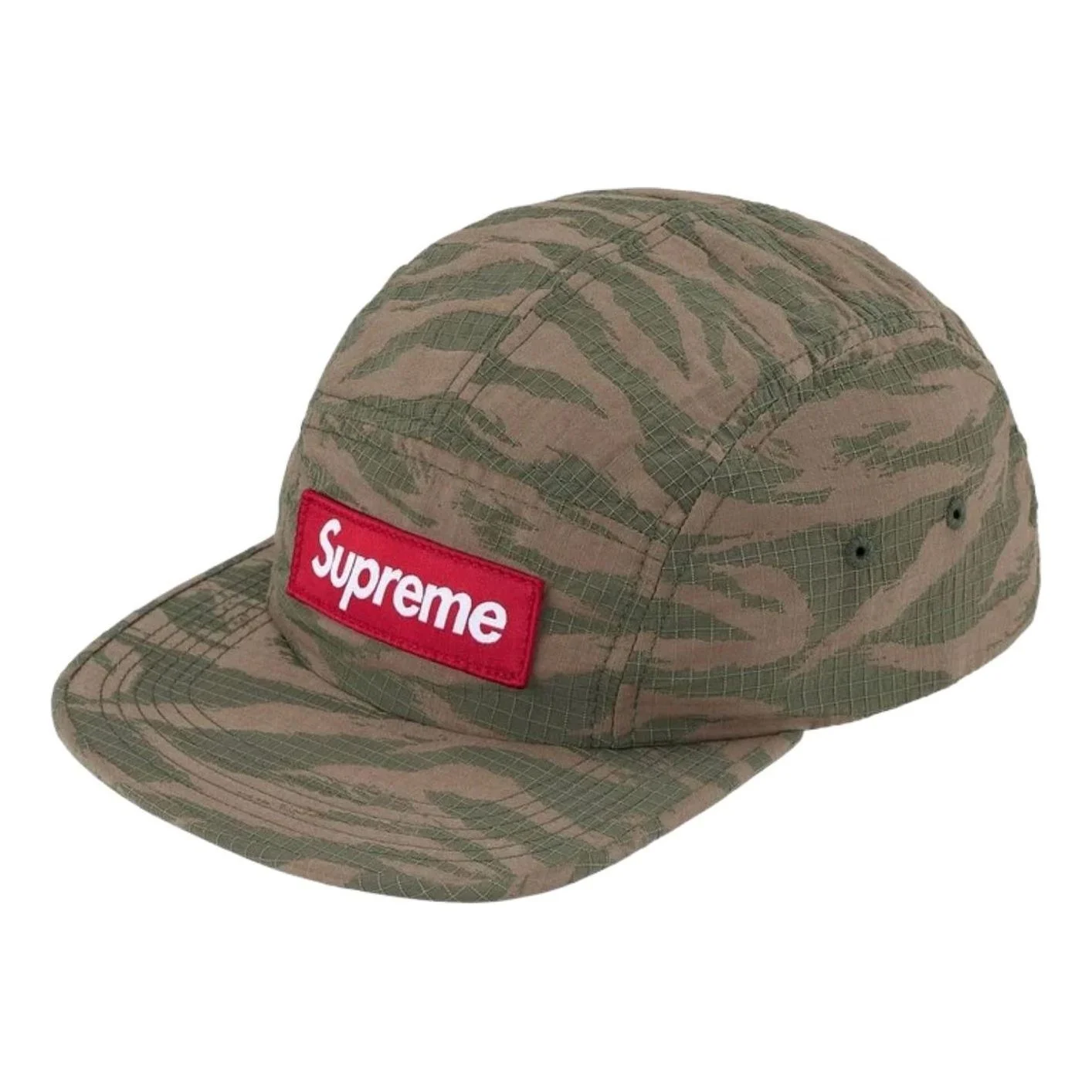 Supreme SS26 Tiger Camo Ripstop Camp Cap 'Olive' SUP-SS26-1009-GRN - 1