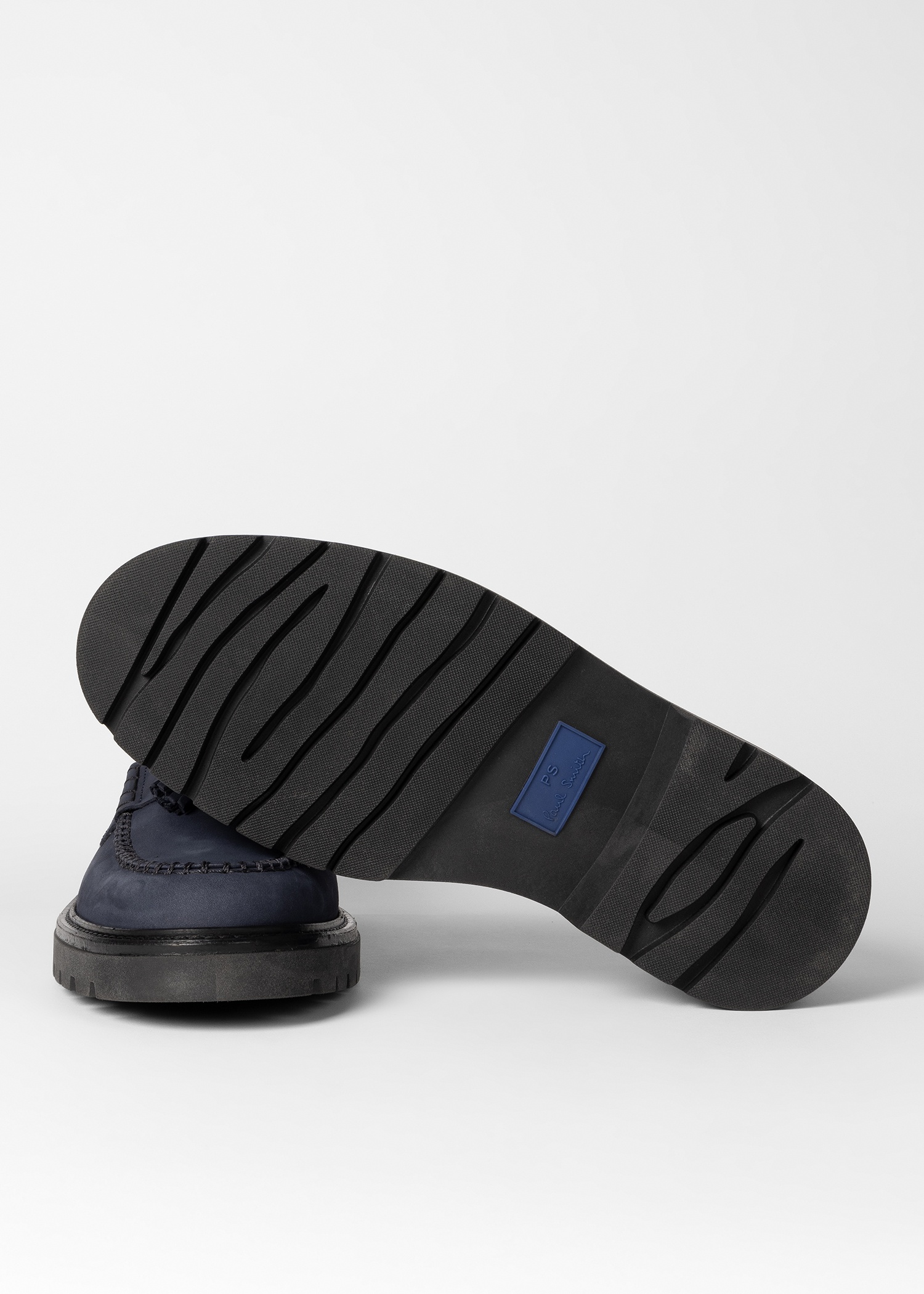 Dark Blue 'Trento' Tassel Loafers - 2