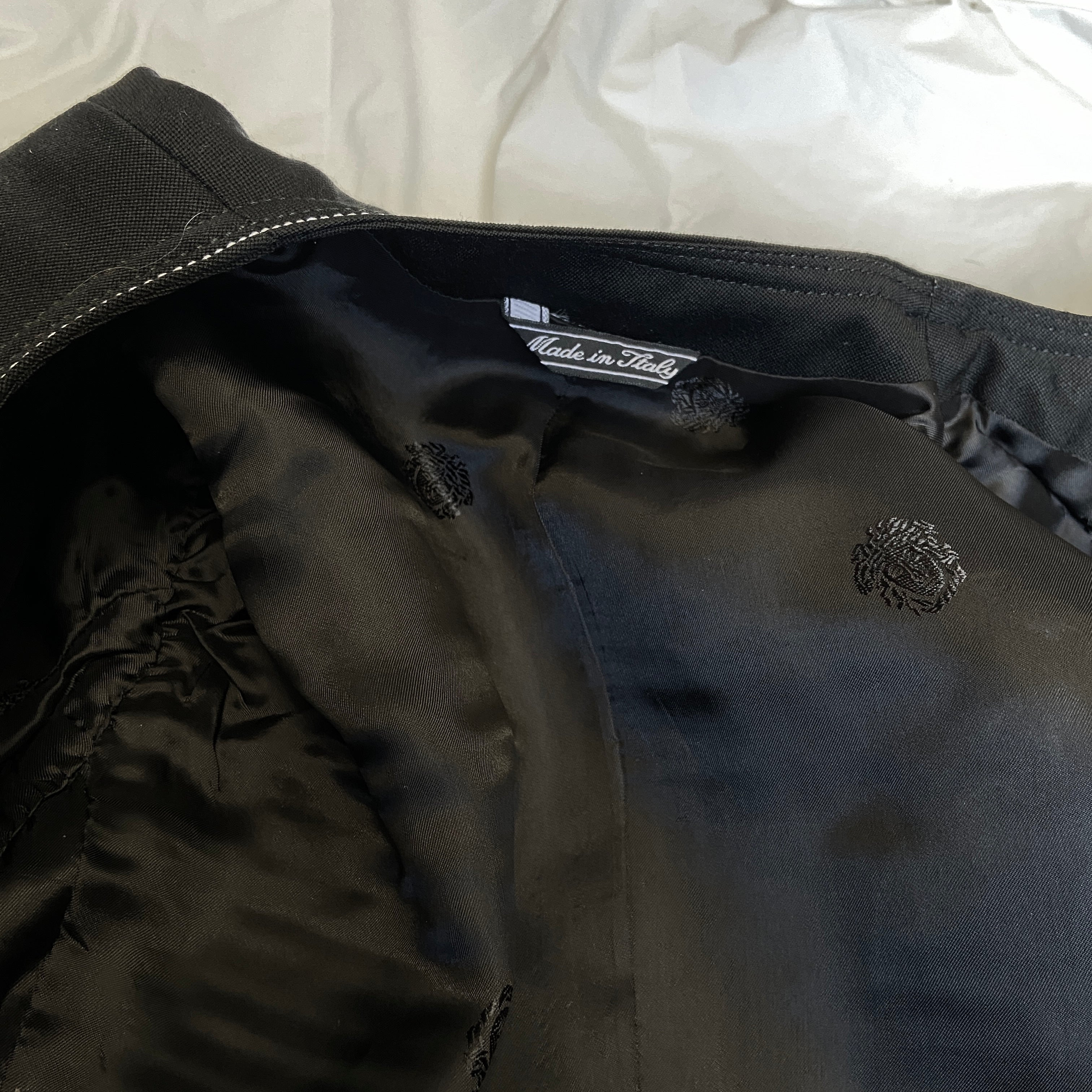 Gianni Versace Couture suit round collar jacket with skirt set - 11