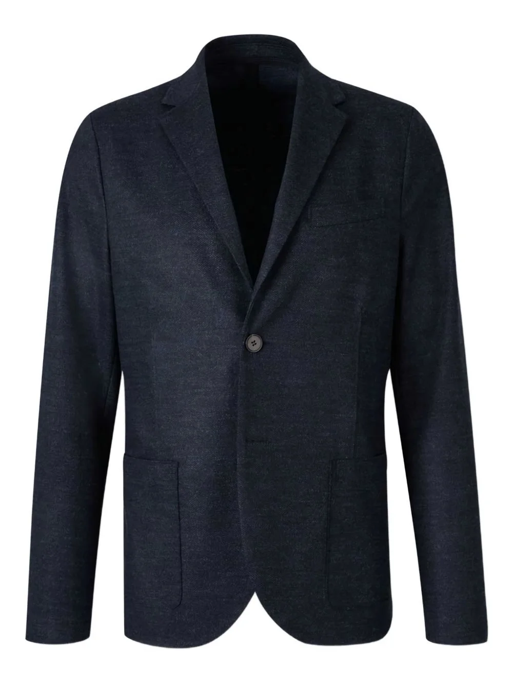 single-button patch-pocket blazer - 1