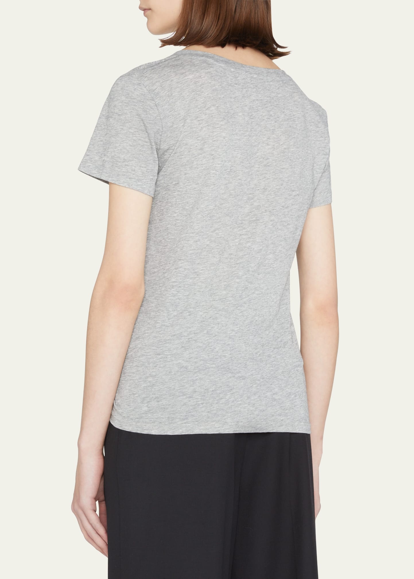 Essential Pima Cotton V-Neck Tee - 3