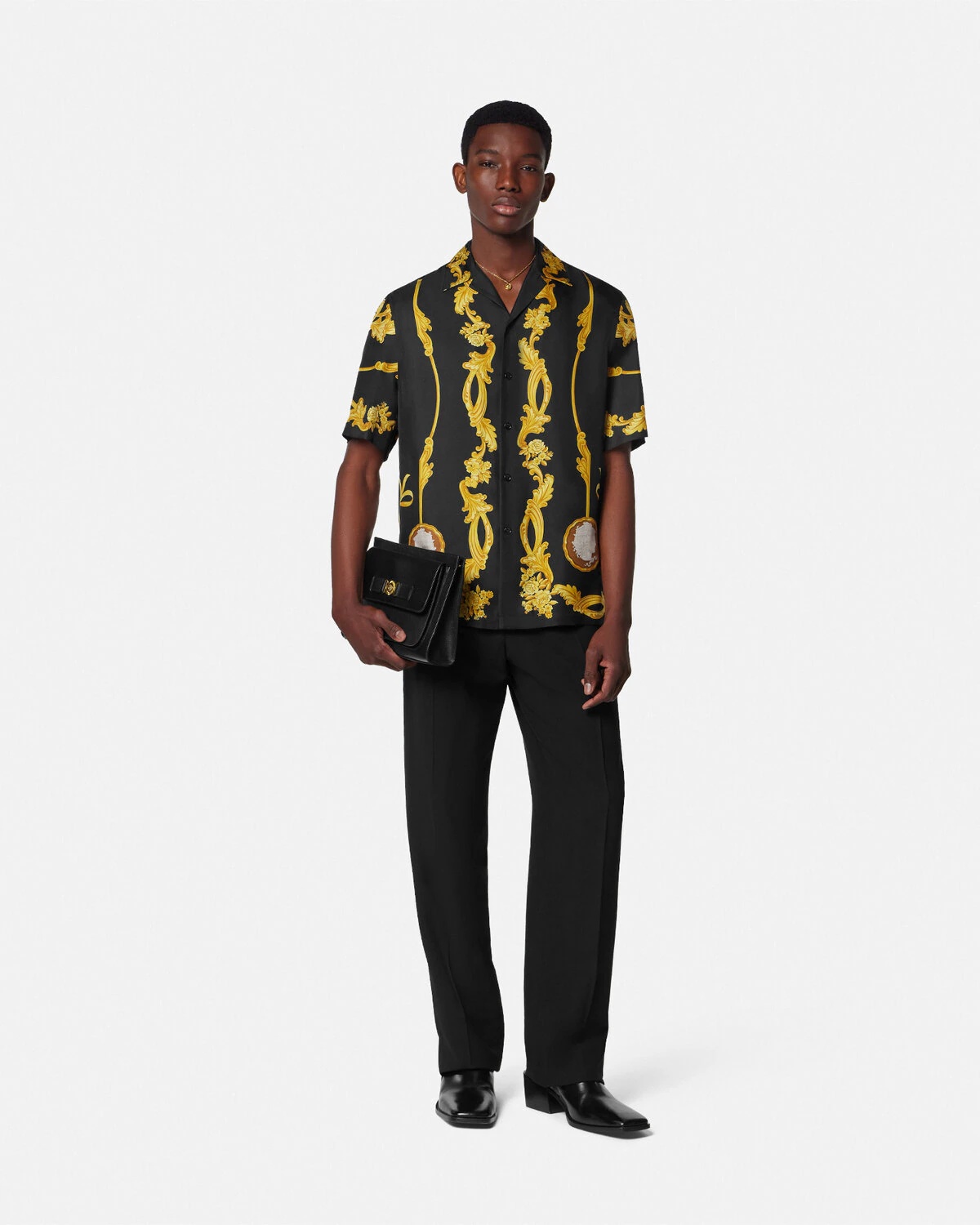 Cameo Silk Shirt - 2