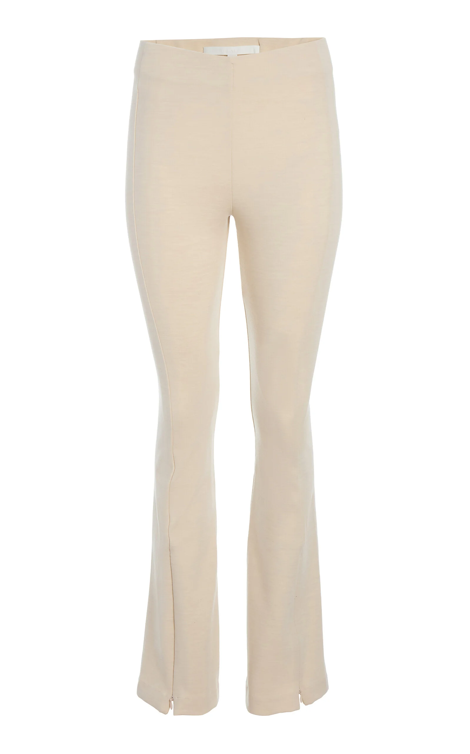 The Alva Virgin Wool-Blend Ponte Pant ivory - 1