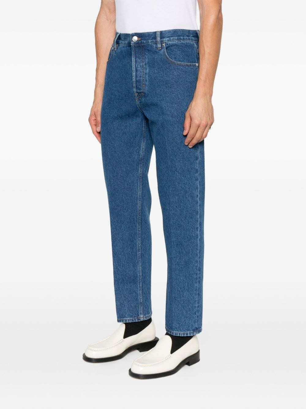 Slim fit denim cotton jeans - 5