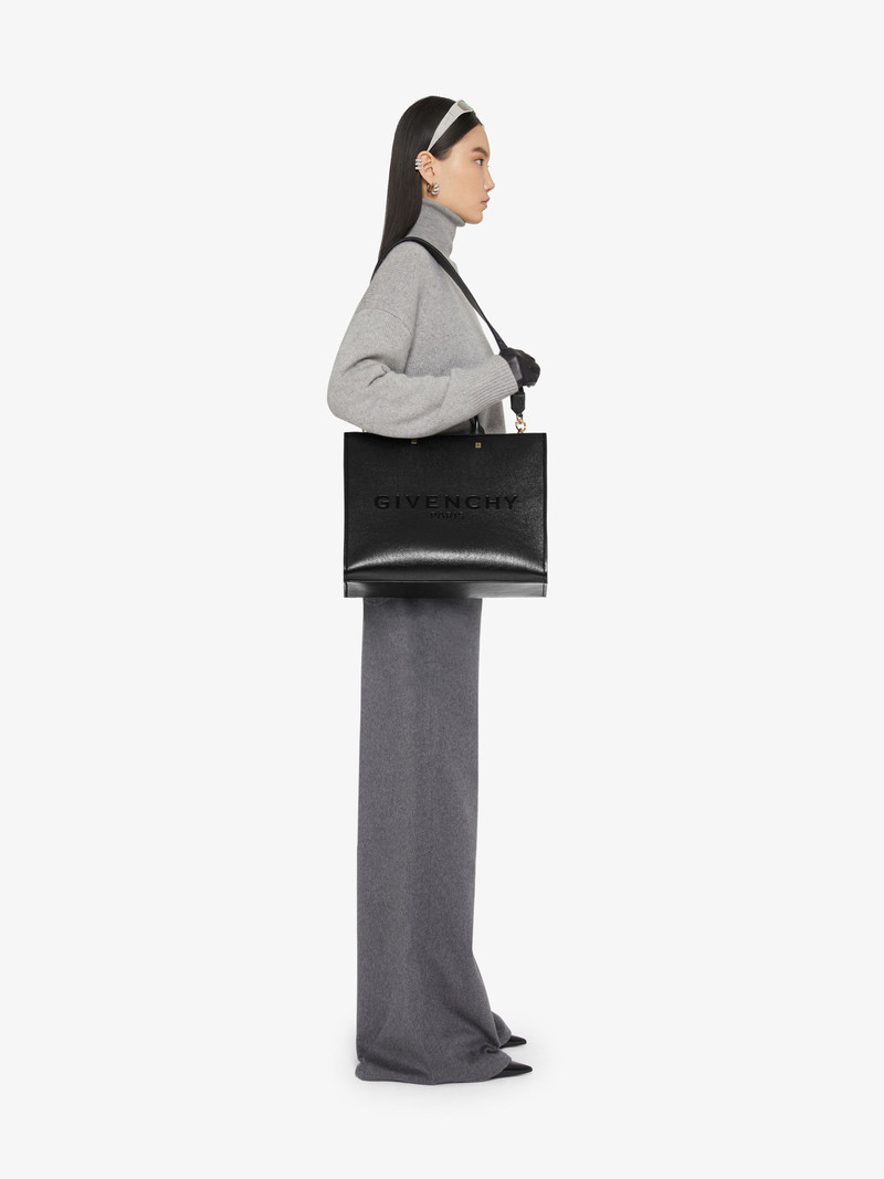 Givenchy MEDIUM G-TOTE SHOPPING BAG IN LEATHER outlook