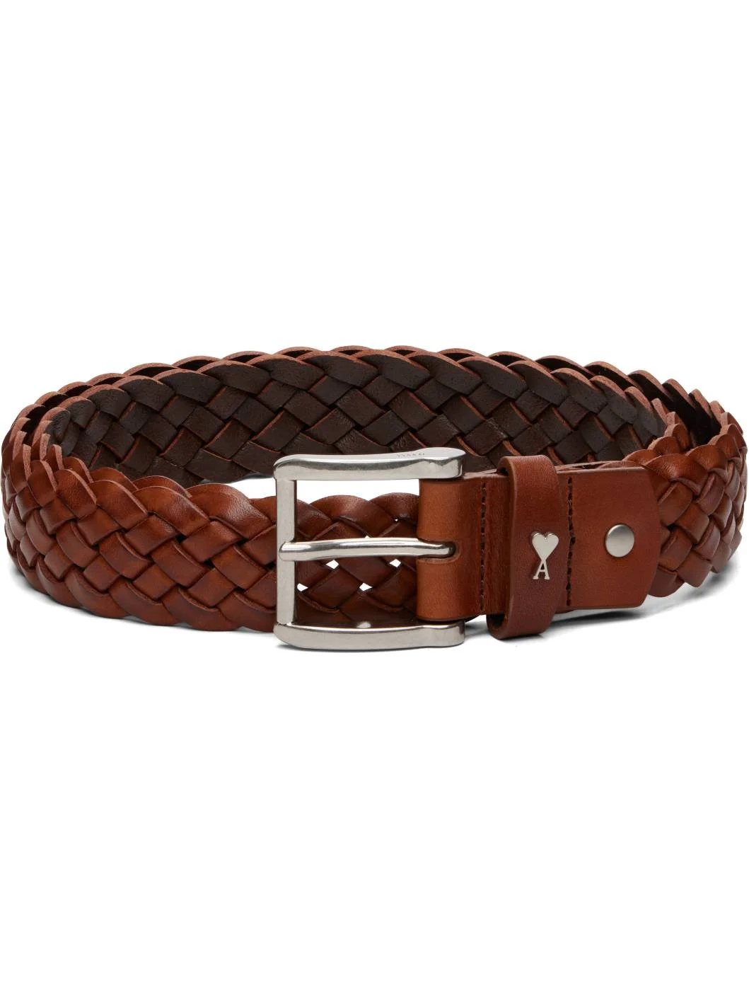 Brown Braided 'Paris Paris' Belt - 1