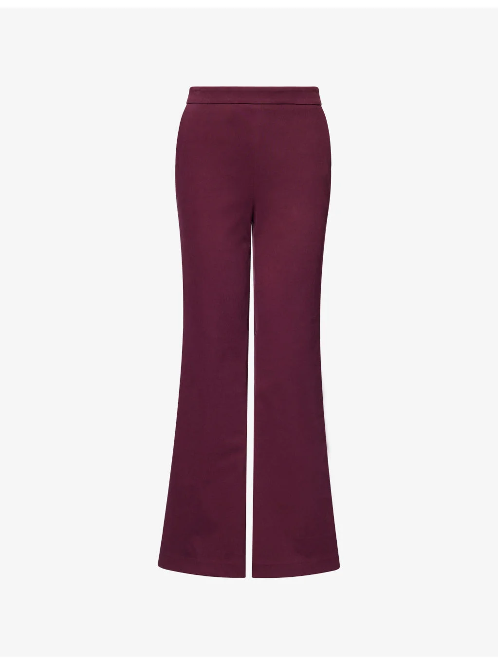 Gia Kick-Flare Cotton-Blend Trousers - 1